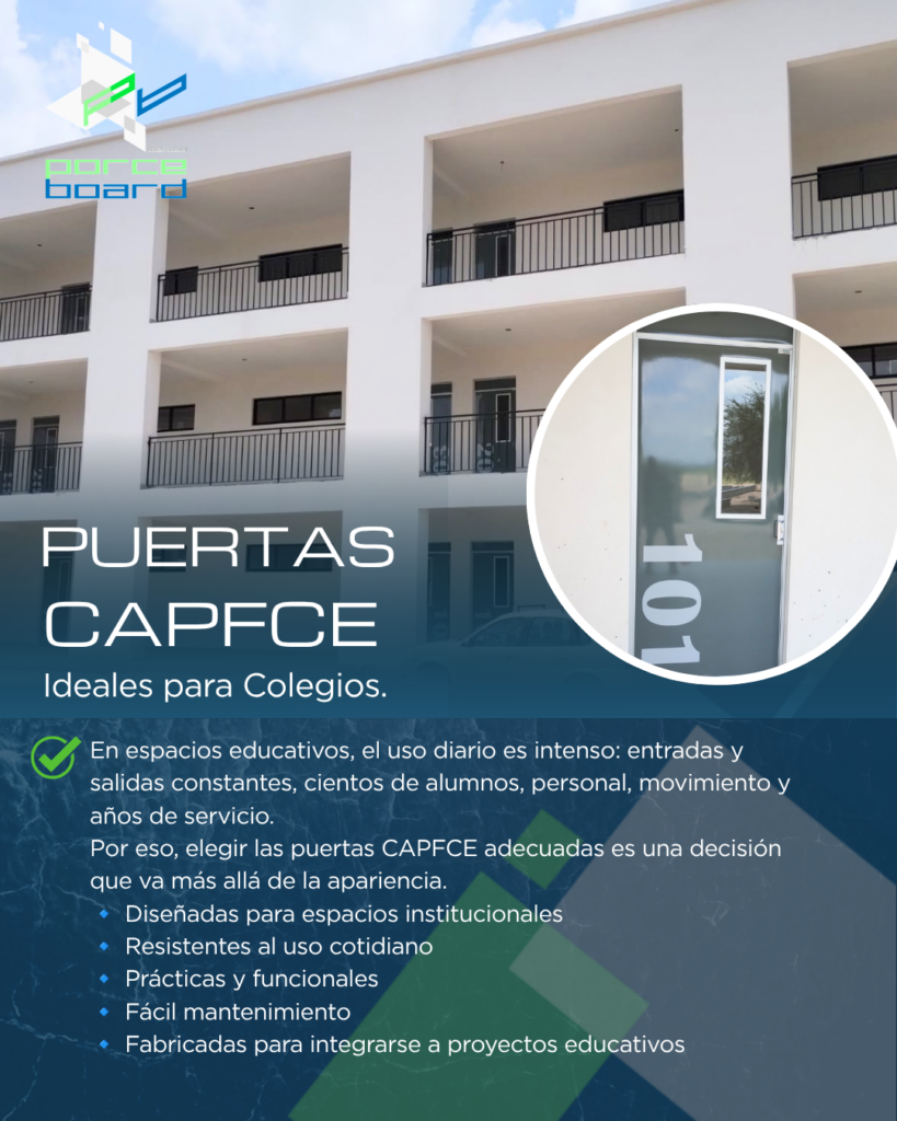 Puertas CAPFCE para proyectos educativos
